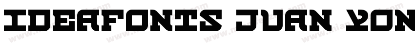 IdeaFonts Juan Yong字体转换